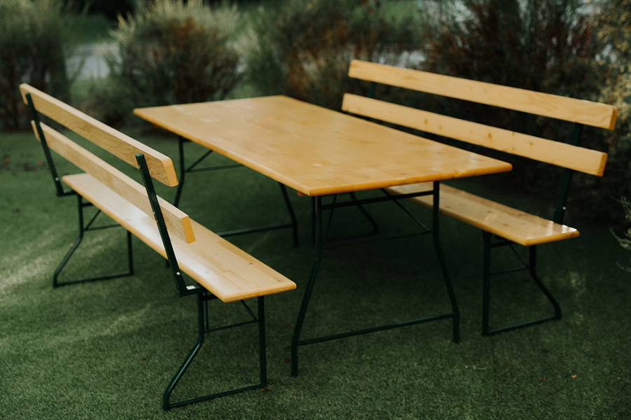 Beer set with backrest 4463