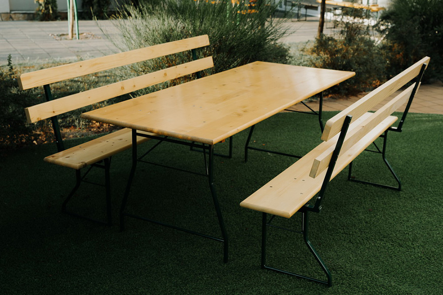 Beer set with backrest 4464