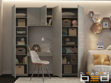 Meuble pont +tablette écritoire 2 1822